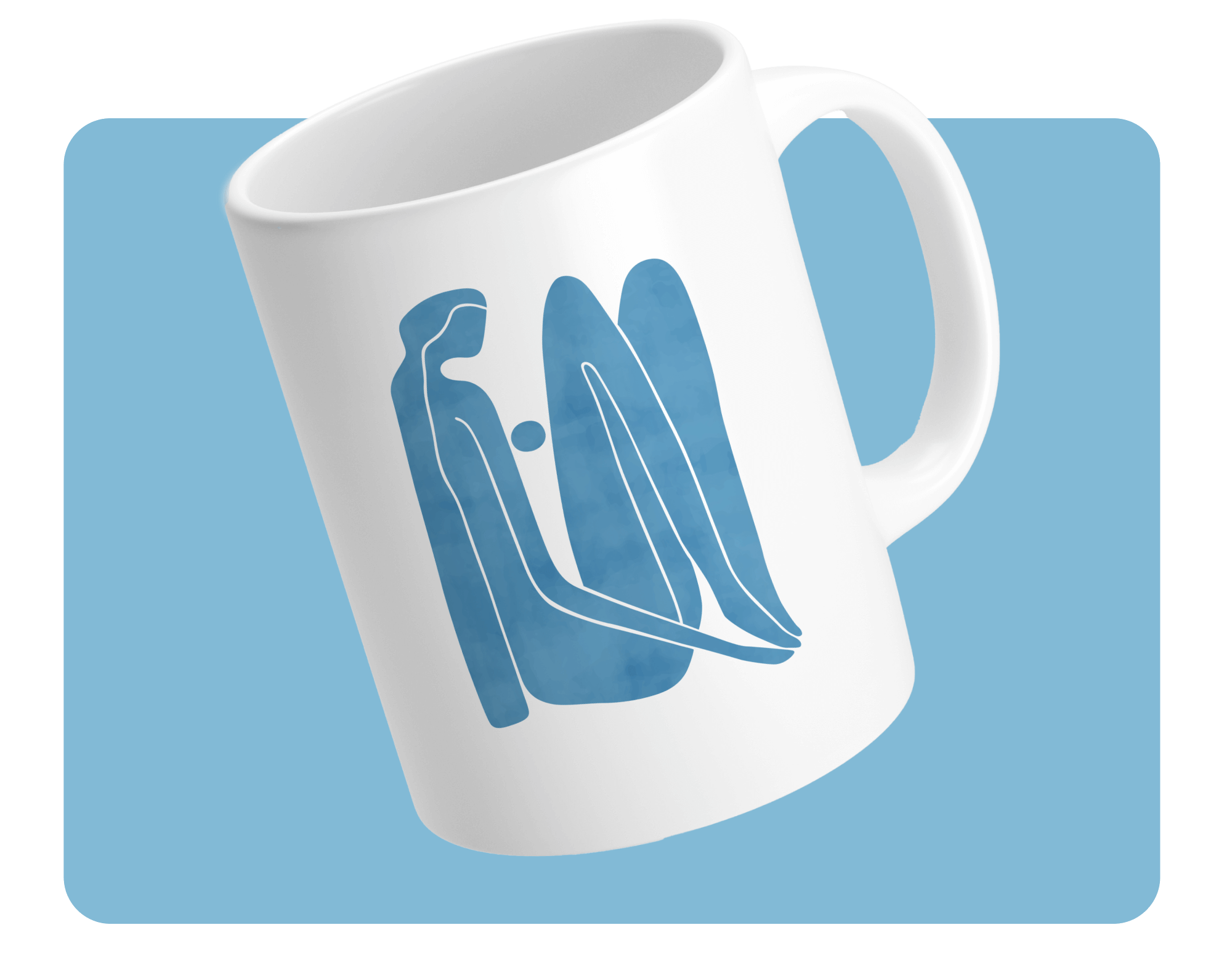 Gelato 11 oz white ceramic mug